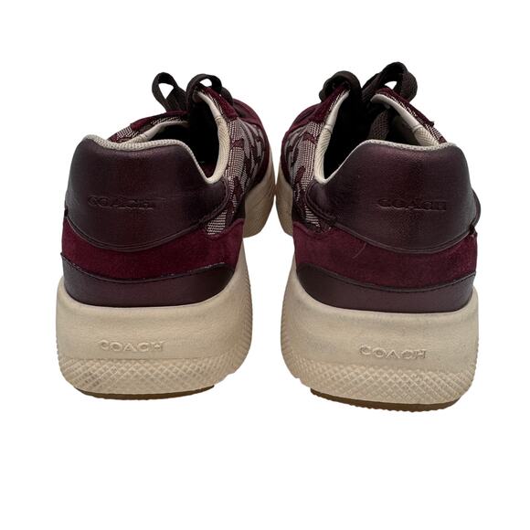 Coach Canvas Logo Suede Lace Up Sneaker FG5057 Shoes Women’s Size 9.5B - Picture 4 of 8